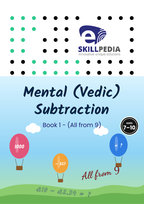 Cover of Mental (Vedic) Subtraction Book 1