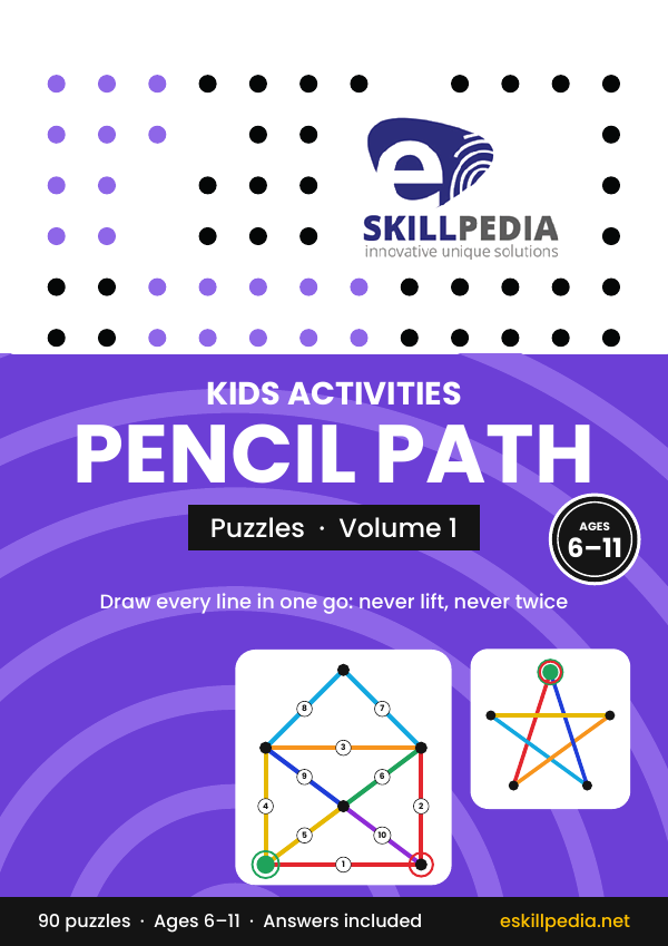 Cover of Pencil Path Puzzles Volume 1