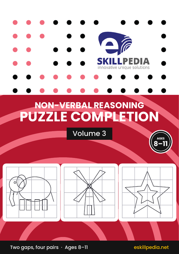Cover of Non-Verbal Puzzle Completion Volume 3