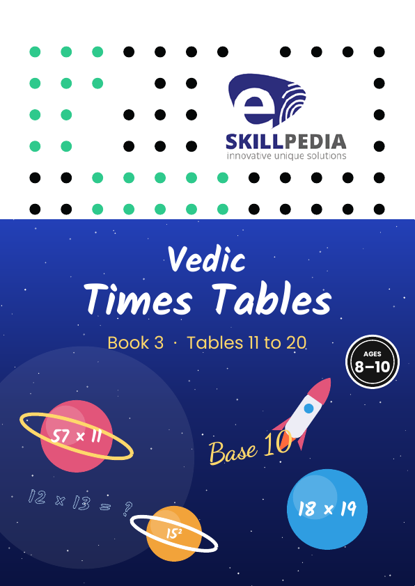 Vedic Times Tables Book 3 cover