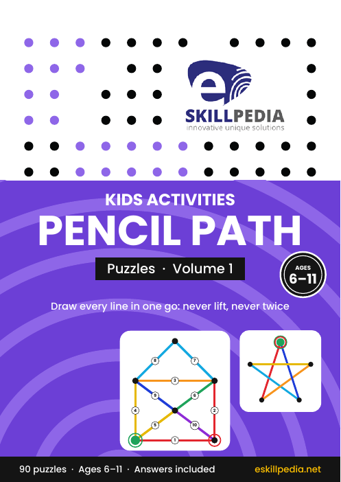 Pencil Path Puzzles Volume 1 cover