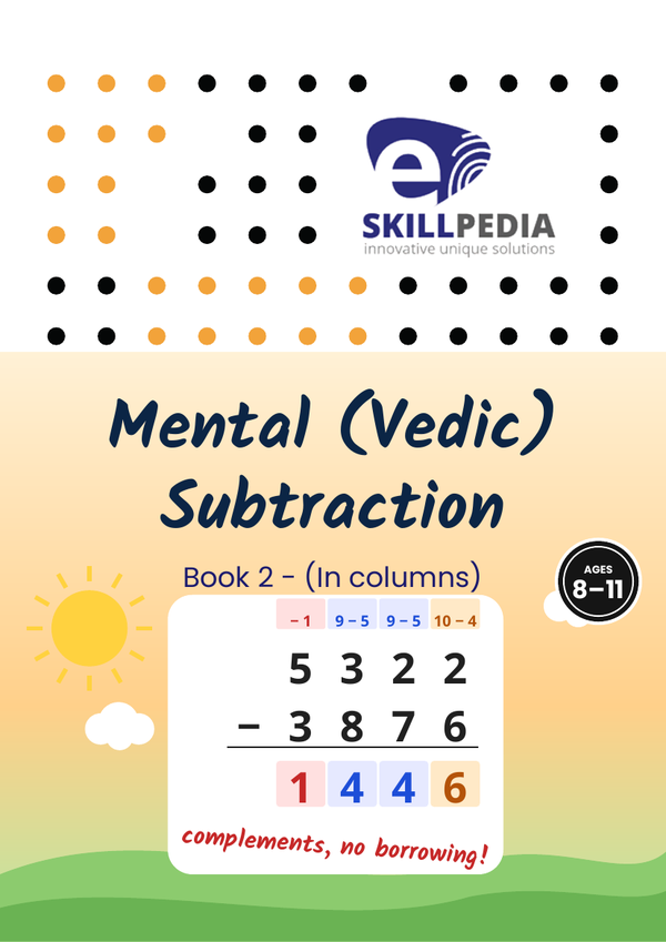 Mental (Vedic) Subtraction Book 2 cover