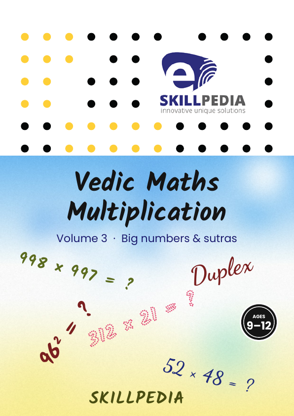 Vedic Maths Multiplication Volume 3 cover